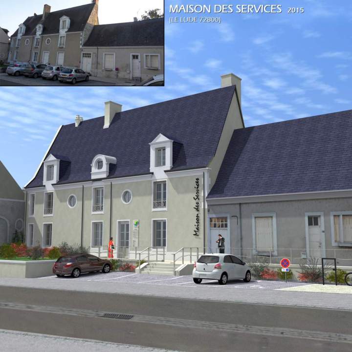 Aménagement d'une maison des services Sud Sarthe (4)