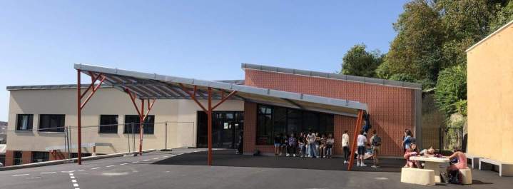 Construction d'un bâtiment d'enseignement  pôle administratif et blocs sanitaires Sud Sarthe (2)