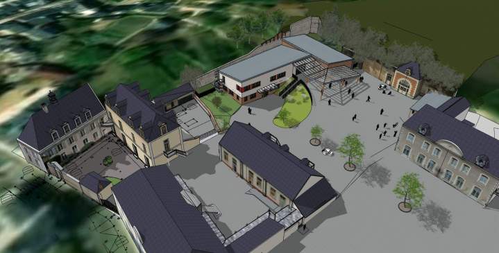 Construction d'un bâtiment d'enseignement  pôle administratif et blocs sanitaires Sud Sarthe (4)