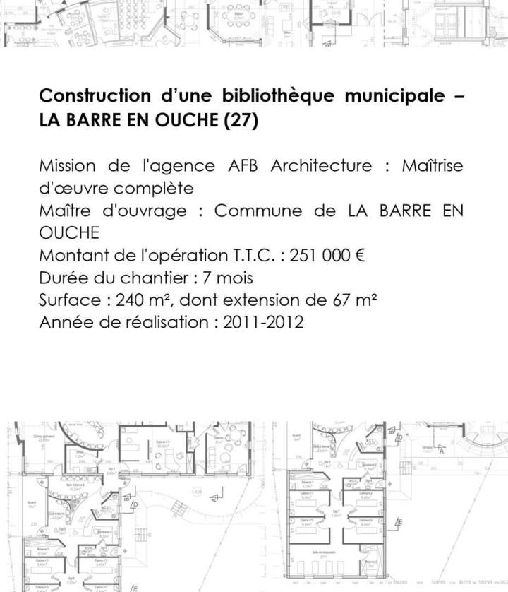 Construction d'une bibliothèque municipale