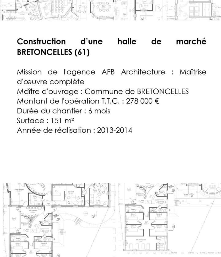 Construction d'une halle de marché (1)