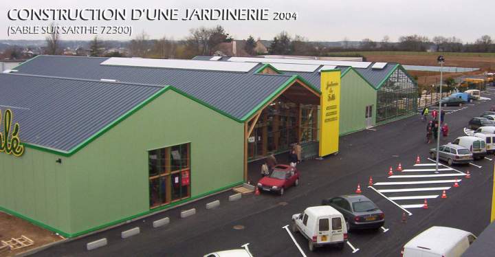Construction d'une jardinerie Sud Sarthe (2)