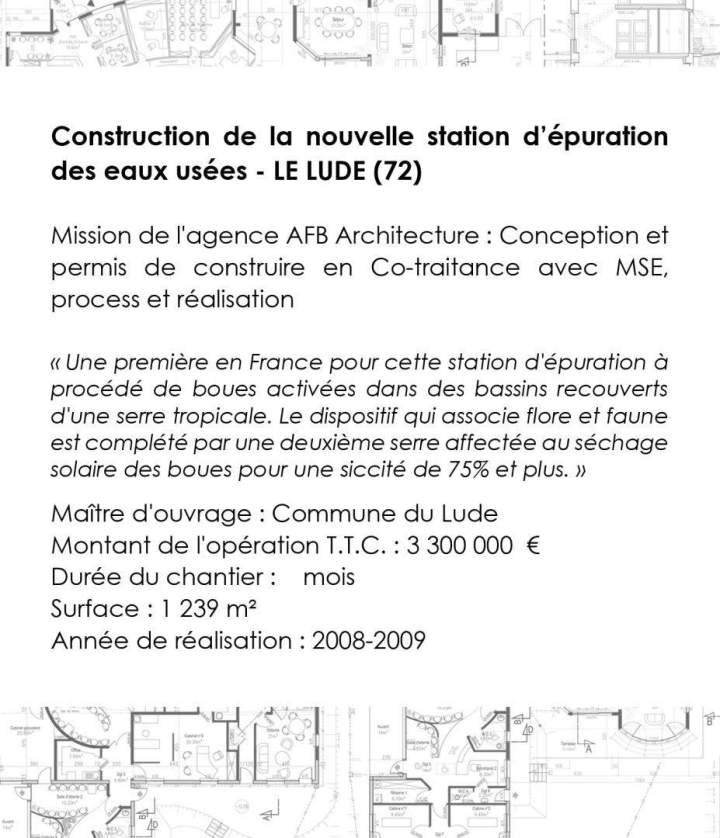 Construction de la nouvelle station d'épuration des eaux usées Sud Sarthe (1)