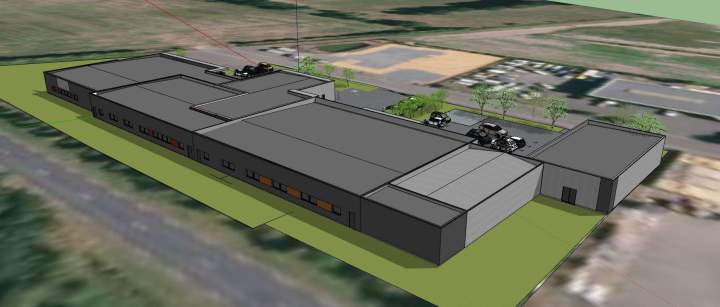 Extension d'un atelier de production et du stockage Sud Sarthe (3)