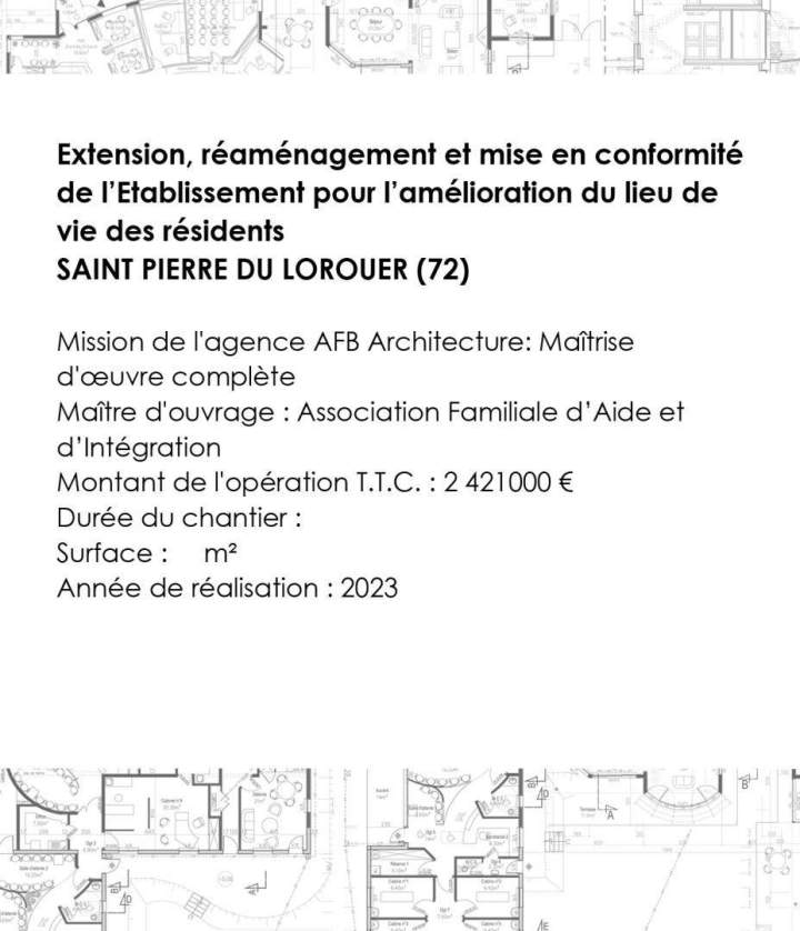 Extension, réaménagement & mise en conformité de l'Etablissement pour l'am (3)
