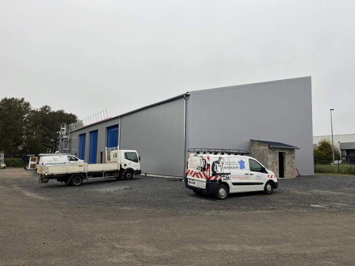 Projet de construction d’un bâtiment industriel et d’un préau Sud Sarthe (4)