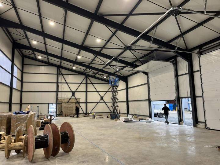 Projet de construction d’un bâtiment industriel et d’un préau Sud Sarthe (3)