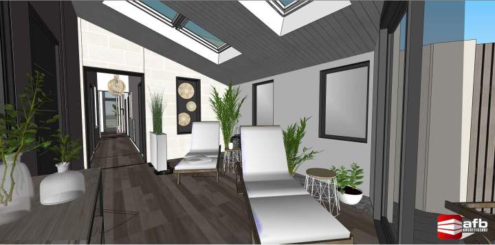 Réaménagement de bureaux, en institut centre SPA, avec extension Sud Sarthe (3)