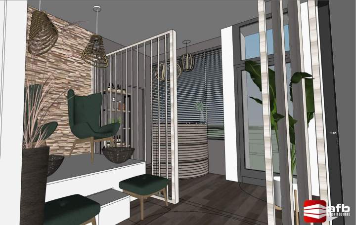 Réaménagement de bureaux, en institut centre SPA, avec extension Sud Sarthe (1)