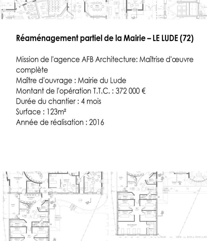 Réaménagement partiel de la Mairie Sud Sarthe