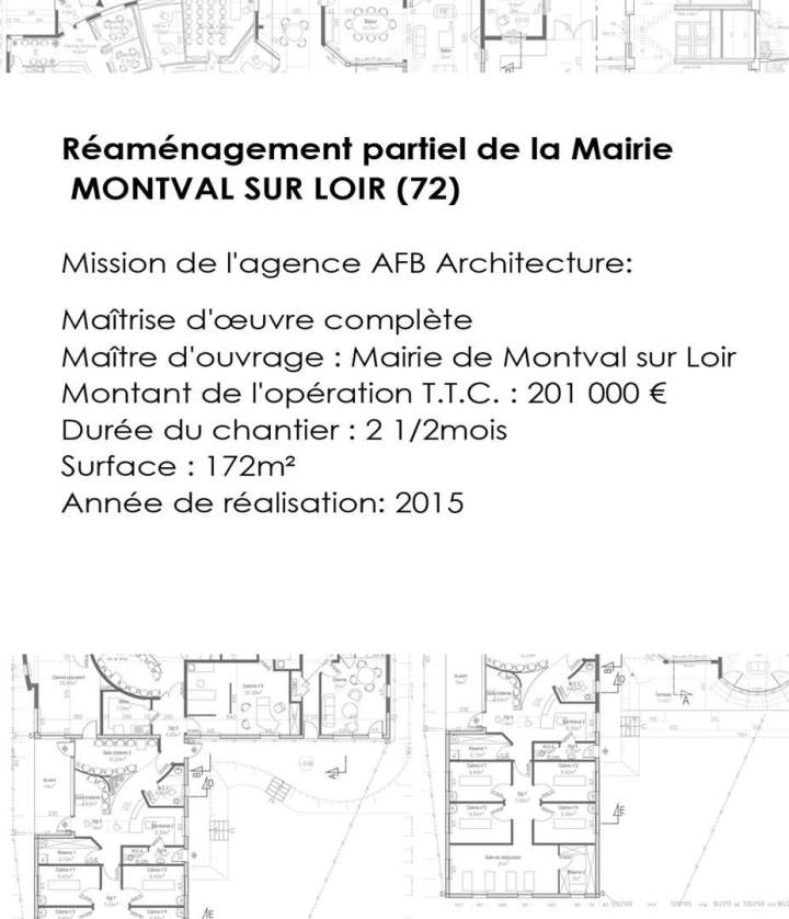 Réaménagement partiel de la Mairie Sud Sarthe