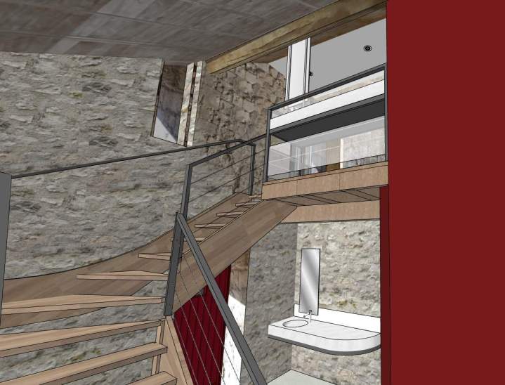 Réaménagement partiel de la grange Dîmière et aménagement de l'annexe 2 Sud Sarthe (4)