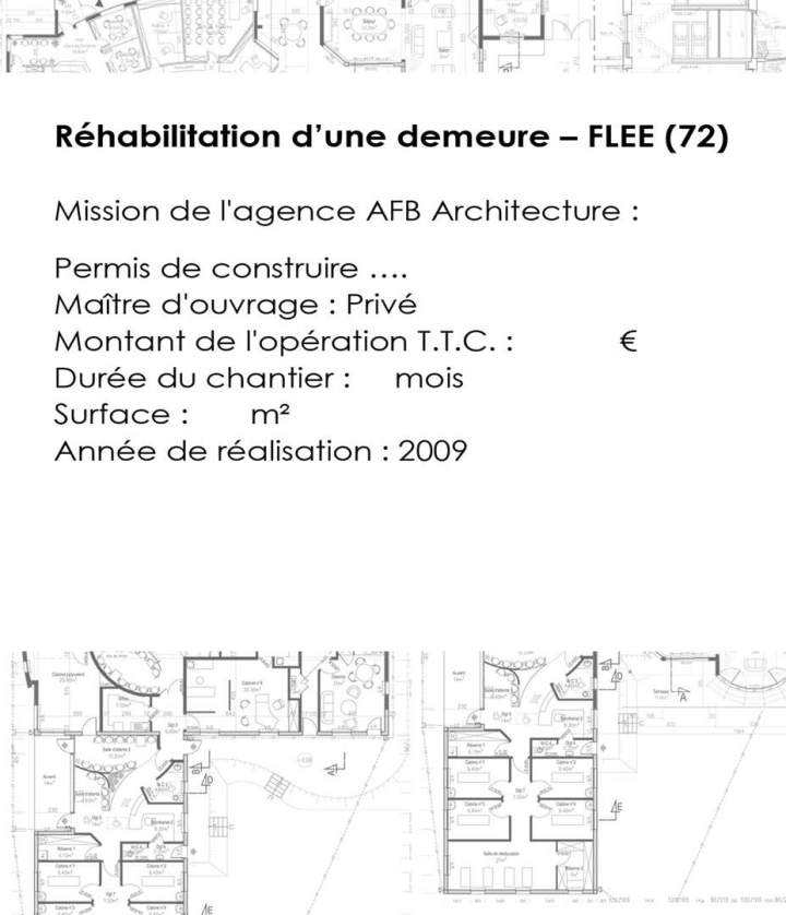 Réhabilitation d'une demeure Sud Sarthe (1)