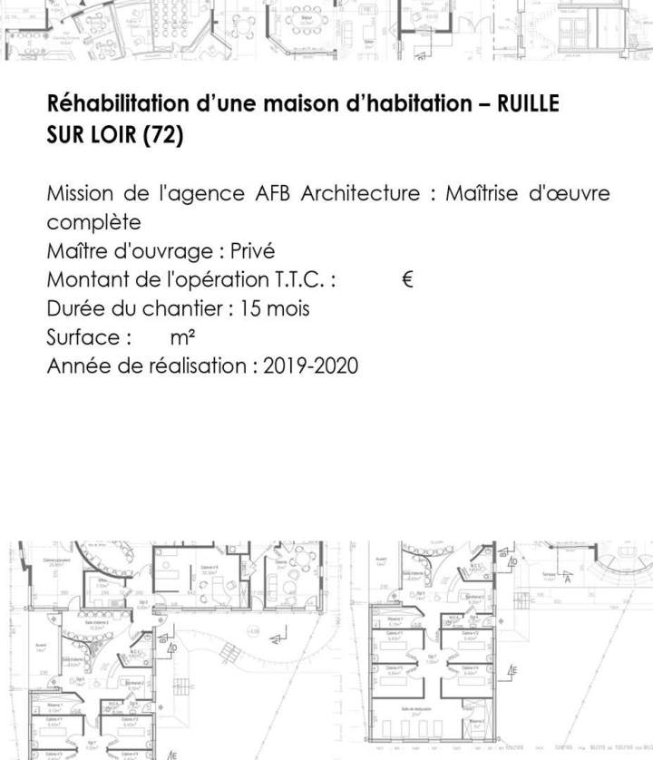 Réhabilitation d'une maison d'habitation Sud Sarthe (1)
