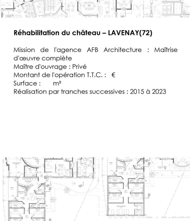 Réhabilitation du château Sud Sarthe (1)