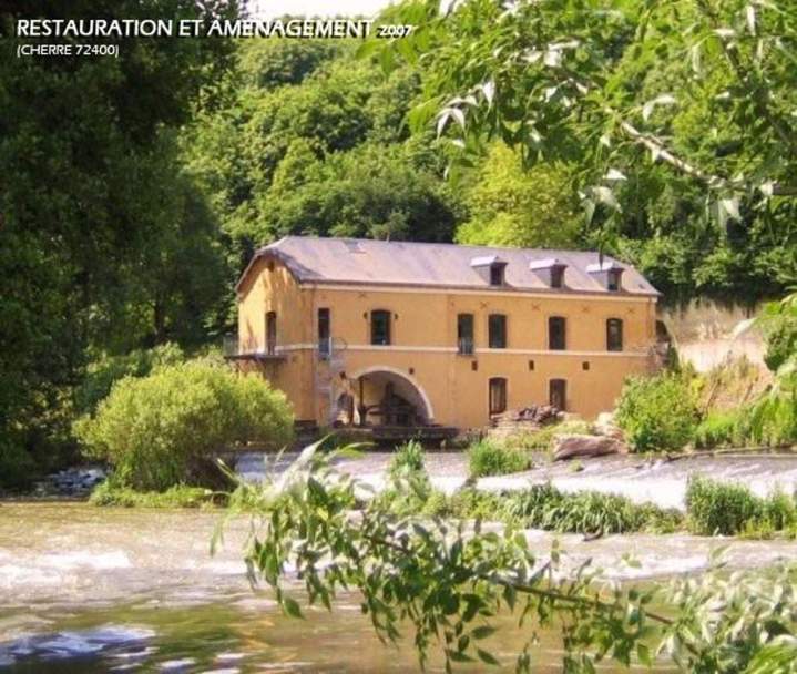 Réhabilitation du moulin de cherré en gites Sud Sarthe (3)