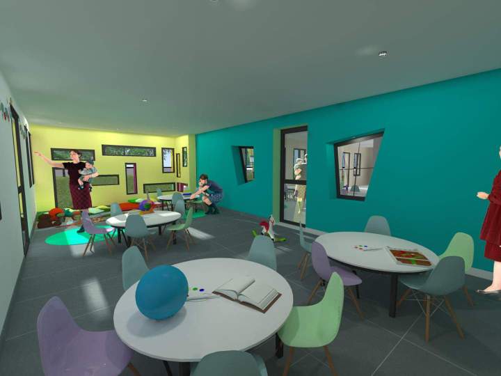 Réhabilitation et extension du bâtiment multi accueil Sud Sarthe (4)
