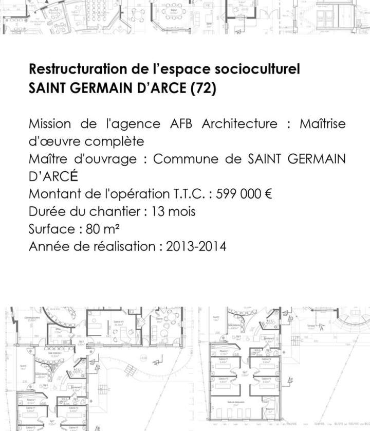 Restructuration de l'espace socioculturel Sud Sarthe