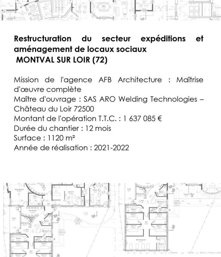 Restructuration du secteur expéditions et aménagement de locaux sociaux Sud Sarthe (1)